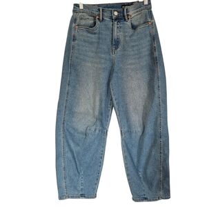 Blank NYC Barrel Jeans Wide Leg Loose Fit Size 26